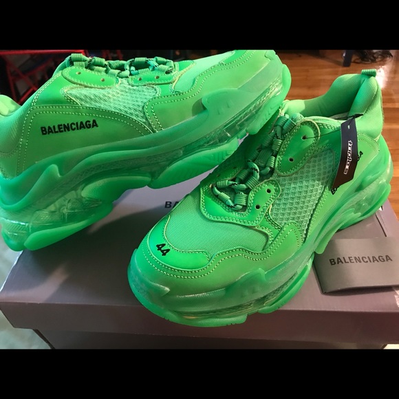 bright green balenciaga shoes